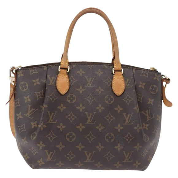 LOUIS VUITTON Monogram Turen PM Hand Bag 2way M48813 LV Auth bs35403