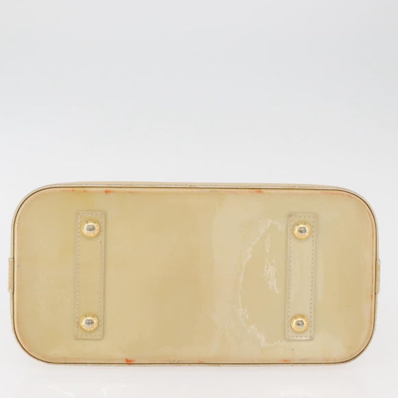 LOUIS VUITTON Monogram Vernis Alma PM Handtasche Broncorail M91445 LV Auth bs35404