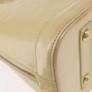LOUIS VUITTON Monogram Vernis Alma PM Handtasche Broncorail M91445 LV Auth bs35404-14