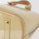LOUIS VUITTON Monogram Vernis Alma PM Handtasche Broncorail M91445 LV Auth bs35404-10