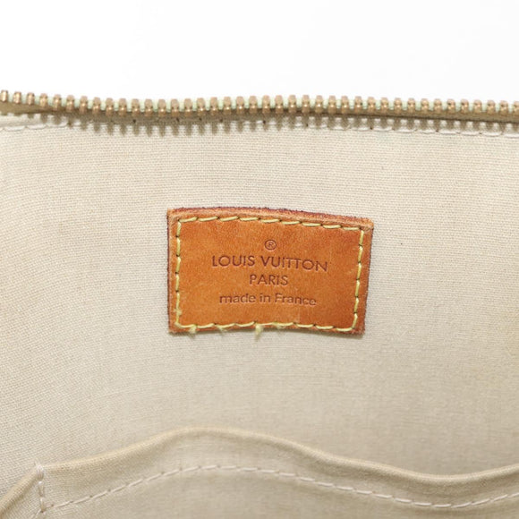 LOUIS VUITTON Monogram Vernis Alma PM Handtasche Broncorail M91445 LV Auth bs35404