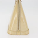 LOUIS VUITTON Monogram Vernis Alma PM Handtasche Broncorail M91445 LV Auth bs35404-4