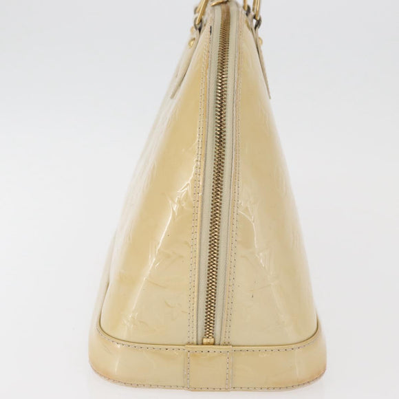 LOUIS VUITTON Monogram Vernis Alma PM Handtasche Broncorail M91445 LV Auth bs35404