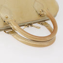 LOUIS VUITTON Monogram Vernis Alma PM Handtasche Broncorail M91445 LV Auth bs35404-8