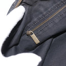 CELINE Hand Bag Leather Black Gold Auth bs35405-21