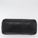 CELINE Hand Bag Leather Black Gold Auth bs35405-5