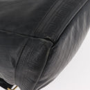 Gianni Versace Shoulder Bag Leather Black Gold Auth bs35407-10