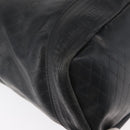 Gianni Versace Shoulder Bag Leather Black Gold Auth bs35407-12