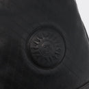 Gianni Versace Shoulder Bag Leather Black Gold Auth bs35407-15