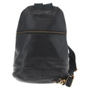 Gianni Versace Shoulder Bag Leather Black Gold Auth bs35407-3