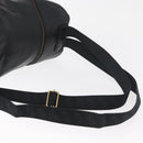 Gianni Versace Shoulder Bag Leather Black Gold Auth bs35407-7