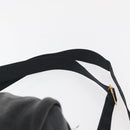 Gianni Versace Shoulder Bag Leather Black Gold Auth bs35407-8