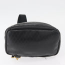 Gianni Versace Shoulder Bag Leather Black Gold Auth bs35407-9