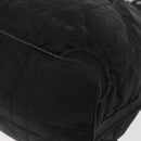 Christian Dior Lady Dior Draagtas Nylon Zwart Zilver Auth bs35408-12