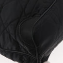 Christian Dior Lady Dior Draagtas Nylon Zwart Zilver Auth bs35408-13