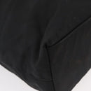 Christian Dior Maris Pearl Tote Bag Nylon Black Silver Auth bs35409-9