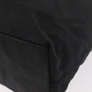 Christian Dior Maris Pearl Tote Bag Nylon Black Silver Auth bs35409-14