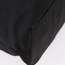 Christian Dior Maris Pearl Tote Bag Nylon Black Silver Auth bs35409-15