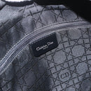 Christian Dior Maris Pearl Tote Bag Nylon Black Silver Auth bs35409-18