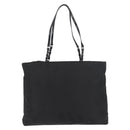 Christian Dior Maris Pearl Tote Bag Nylon Black Silver Auth bs35409-2