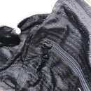PRADA Ketten-Schultertasche Wildleder Grau Gold Authentisch bs35411-21