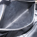 FENDI Hand Bag Leather Black Gold Auth bs35415-11
