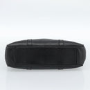 FENDI Hand Bag Leather Black Gold Auth bs35415-5