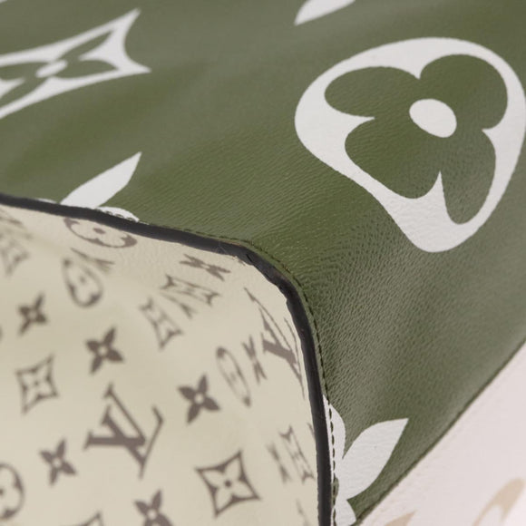 LOUIS VUITTON Monogram Giant On The Go GM Bag Khaki M44571 LV Auth bs35418SAM