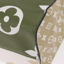 LOUIS VUITTON Monogram Giant On The Go GM Bag Khaki M44571 LV Auth bs35418SAM-15