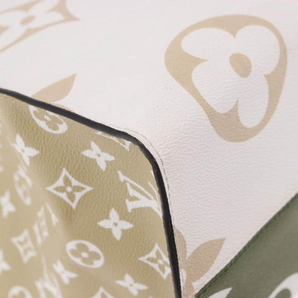 LOUIS VUITTON Monogram Giant On The Go GM Bag Khaki M44571 LV Auth bs35418SAM