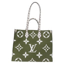 LOUIS VUITTON Monogram Giant On The Go GM Bag Khaki M44571 LV Auth bs35418SAM-2