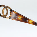 CHANEL Tortoise Pattern Sunglasses Plastic Brown Gold CC Auth bs35421-11