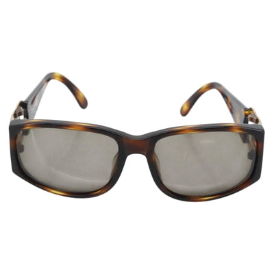 CHANEL Tortoise Pattern Sunglasses Plastic Brown Gold CC Auth bs35421 - 0
