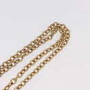 CHANEL Necklace Metal Gold Tone CC Auth bs35422A-10