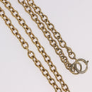 CHANEL Necklace Metal Gold Tone CC Auth bs35422A-5