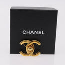 CHANEL Brooch Metal Gold Tone CC Auth bs35423M-7