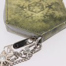 LOUIS VUITTON Vernis Porte Monnaie Flocon Purse Silver M58218 Auth bs35424-15