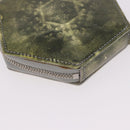 LOUIS VUITTON Vernis Porte Monnaie Flocon Purse Silver M58218 Auth bs35424-17