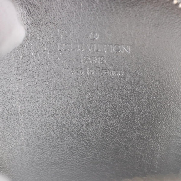 LOUIS VUITTON Vernis Porte Monnaie Flocon Purse Silver M58218 Auth bs35424