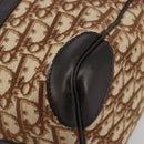Christian Dior Trotter Canvas Hand Bag Brown Gold Auth bs35427A-9