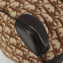 Christian Dior Trotter Canvas Hand Bag Brown Gold Auth bs35427A-14