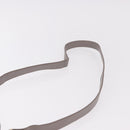Jimmy Choo Hand Bag Leather 2way Gray Gold Auth bs35431-14