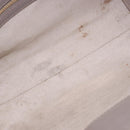 Jimmy Choo Hand Bag Leather 2way Gray Gold Auth bs35431-10