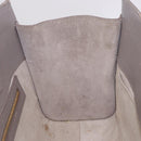 Jimmy Choo Hand Bag Leather 2way Gray Gold Auth bs35431-21