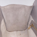 Jimmy Choo Hand Bag Leather 2way Gray Gold Auth bs35431-22