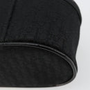 Christian Dior Trotter Canvas Vanity Pouch Black Silver Auth bs35433-13