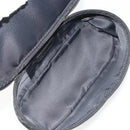 Christian Dior Trotter Canvas Vanity Pouch Black Silver Auth bs35433-19