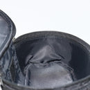 Christian Dior Trotter Canvas Vanity Pouch Black Silver Auth bs35433-20