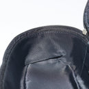 Christian Dior Trotter Canvas Vanity Pouch Black Silver Auth bs35433-21