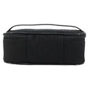 Christian Dior Trotter Canvas Vanity Pouch Black Silver Auth bs35433-3